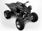 Preview: War Machine Background = Black, Design color = Grey for Yamaha YFZ 450 2004-2008 & 2012-2014